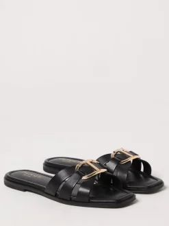 Mules Oval T Twinset in pelle