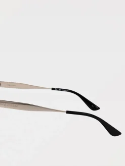 Occhiali da sole AM0492S McQueen in metallo ed acetato