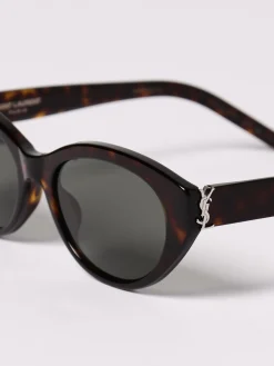 Occhiali da sole cat-eye arrotondat Saint Laurent
