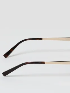 Occhiali da sole con montatura tonda in metallo Saint Laurent