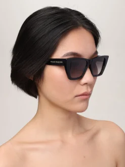 Occhiali da sole in acetato McQueen