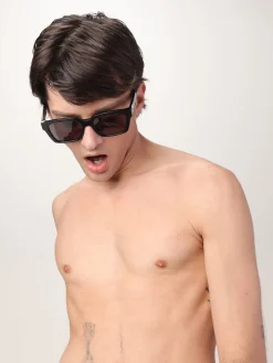 Occhiali da sole in acetato tartarugato Off-white