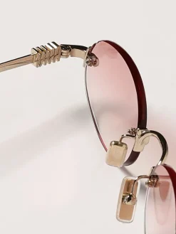 Occhiali da sole in metallo Miu Miu