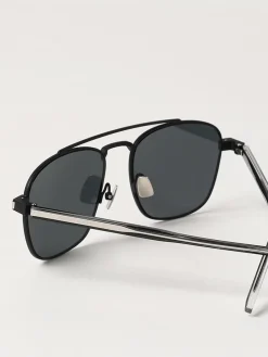 Occhiali da sole in metallo Saint Laurent