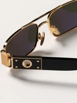 Occhiali da sole in metallo Linda Farrow