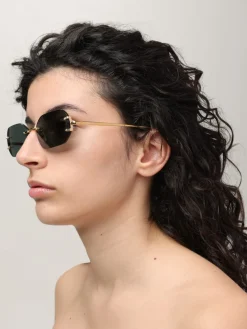 Occhiali da sole Magali Linda Farrow in titanio