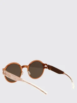 Occhiali da sole MMTRANSFER003 Mykita in metallo stampa pitone