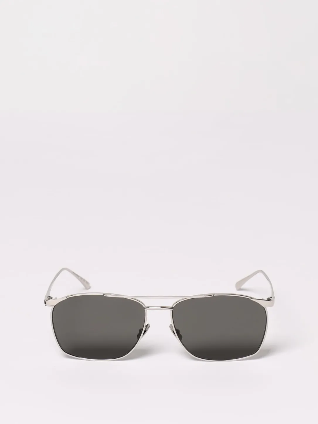 Occhiali da sole quadrati in metallo Saint Laurent