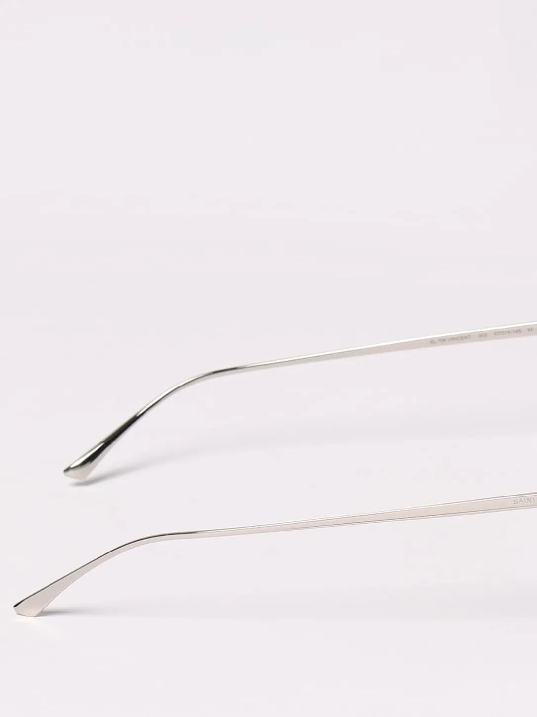 Occhiali da sole quadrati in metallo Saint Laurent