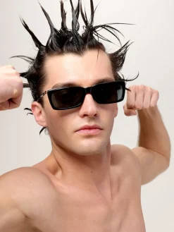 Occhiali da sole Rettangolari Saint Laurent