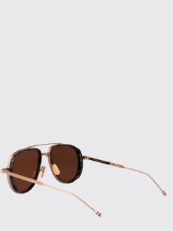 Occhiali da sole Thom Browne in acetato tartarugato e metallo