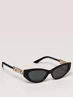 Occhiali da sole Versace in acetato con strass incastonati