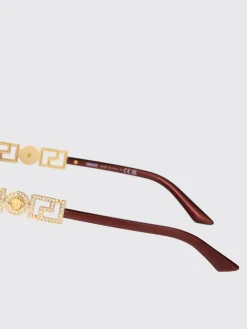 Occhiali da sole Versace in acetato con strass incastonati