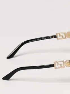 Occhiali da sole Versace in acetato con strass incastonati