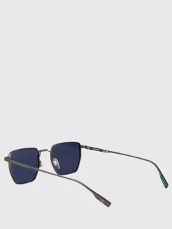 Occhiali retrò rettangolari in metallo Lacoste