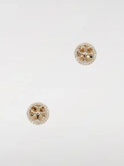 Orecchini Miller Tory Burch in ottone con pavè di strass