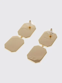 Orecchini Self-Portrait in ottone con strass