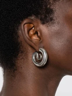 Orecchini Serpent Hopps Small Panconesi in ottone