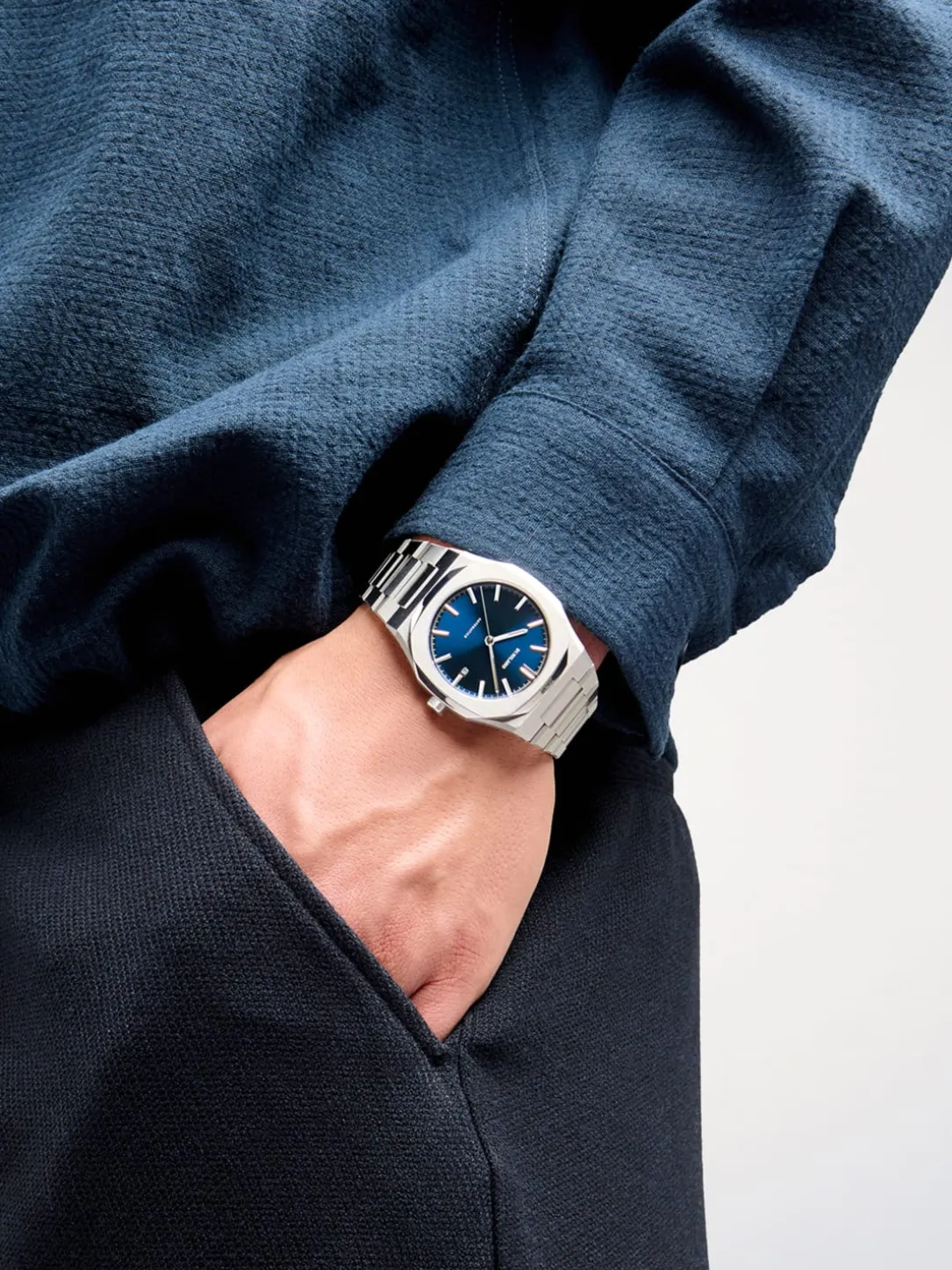 Orologio automatico 41,5 Blue D1 Milano