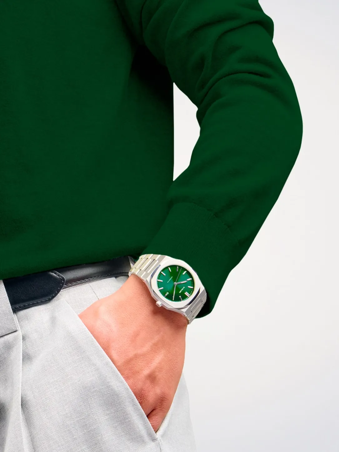 Orologio automatico 41,5 Green D1 Milano