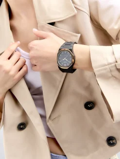 Orologio Black Mesh Polycarbon 40,5mm D1 Milano