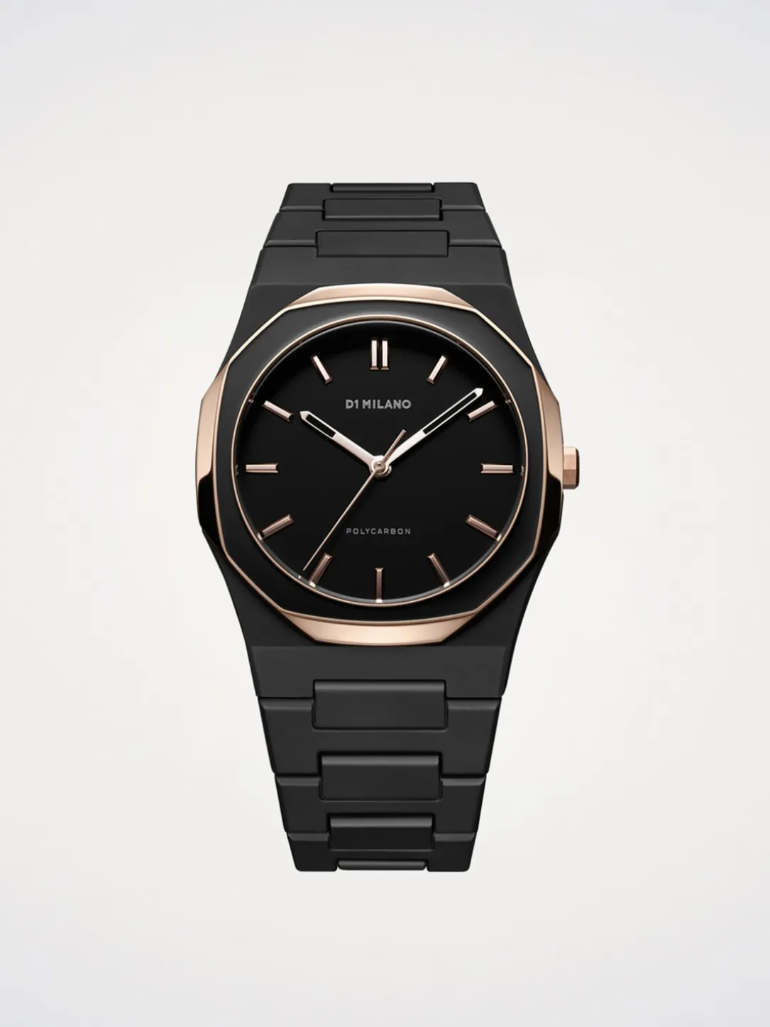 Orologio Black Mesh Polycarbon 40,5mm D1 Milano