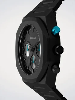Orologio Charcoal Black Polychrono 40,5mm D1 Milano