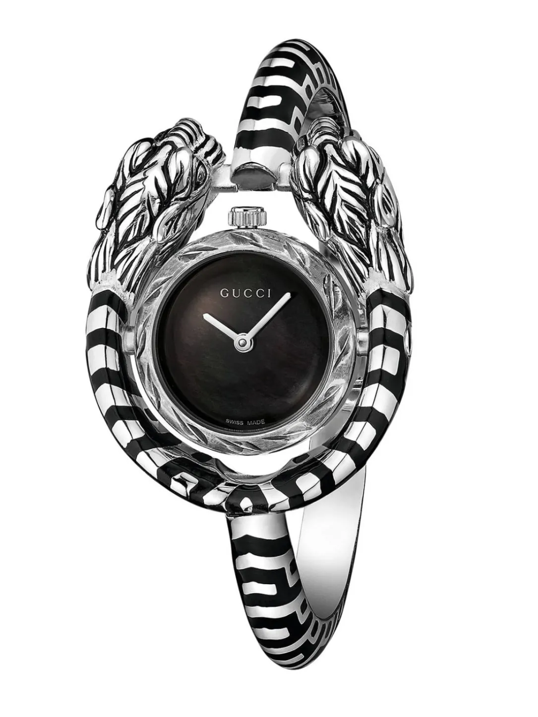 Orologio Dionysus in argento con quadrante Tigers
