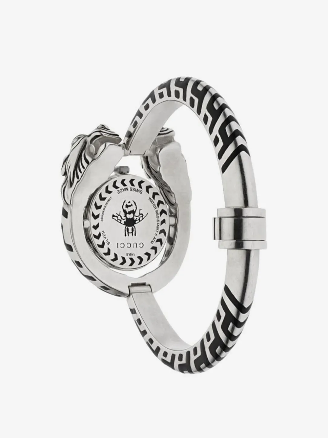 Orologio Dionysus in argento con quadrante Tigers