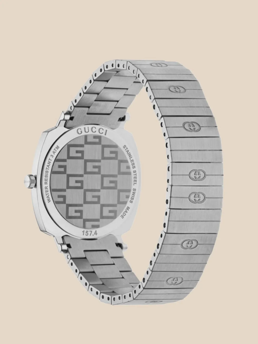 Orologio Grip Gucci con incisioni GG