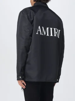 Overshirt Amiri in nylon con logo