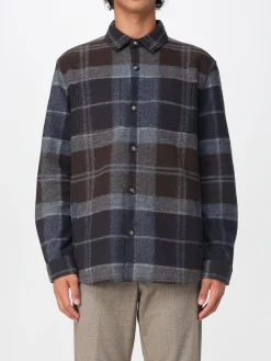 Overshirt Barbour in misto lana check