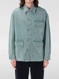 Overshirt Emporio Armani in cotone stretch