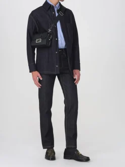 Overshirt Fendi in denim