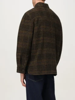 Overshirt Isabel Marant in lana con stampa Check