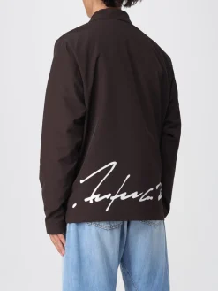 Overshirt Kenzo in nylon con logo