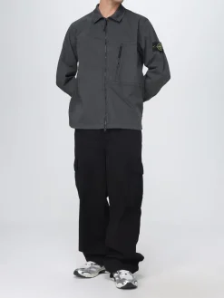 Overshirt Stone Island in cotone