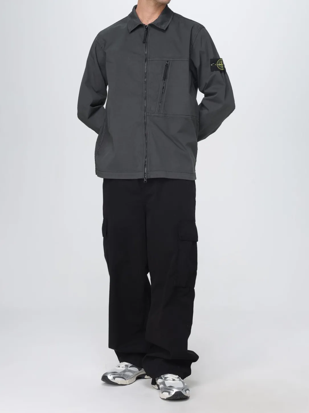 Overshirt Stone Island in cotone