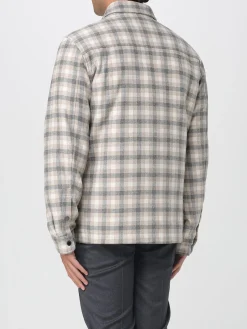 Overshirt Woolrich in misto lana check