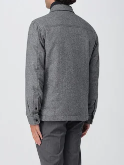 Overshirt Woolrich in misto lana check