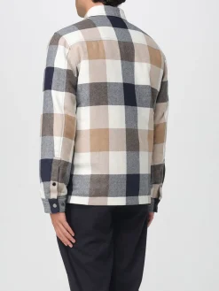 Overshirt Woolrich in misto lana check