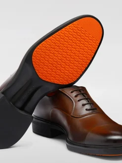 Oxford Santoni in pelle
