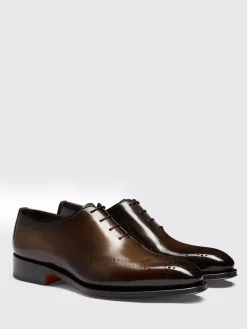 Oxford Santoni in pelle
