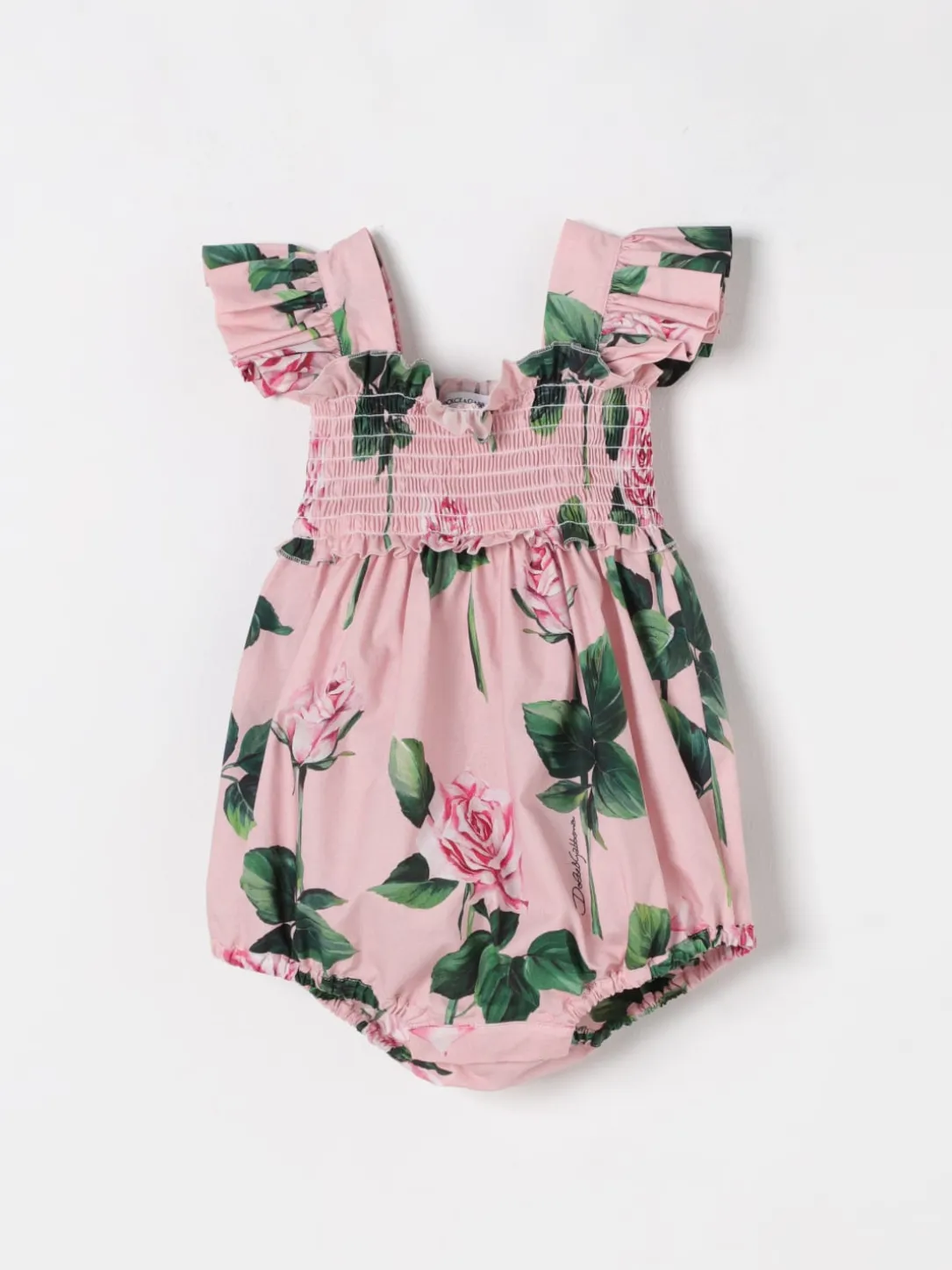 Pagliaccetto con stampa rose Dolce & Gabbana