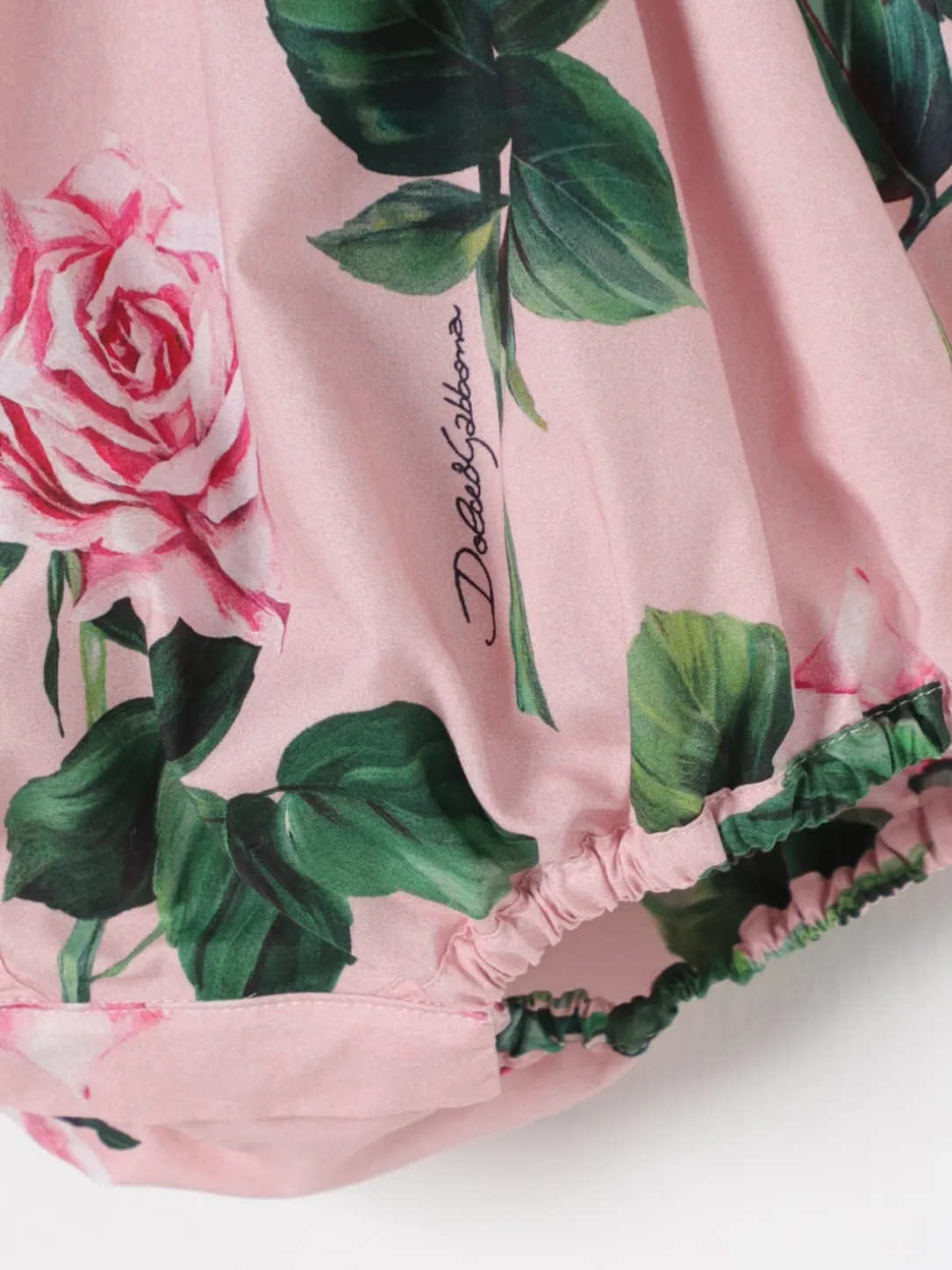 Pagliaccetto con stampa rose Dolce & Gabbana