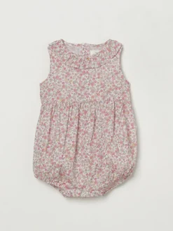 Pagliaccetto in cotone floreale Teddy & Minou