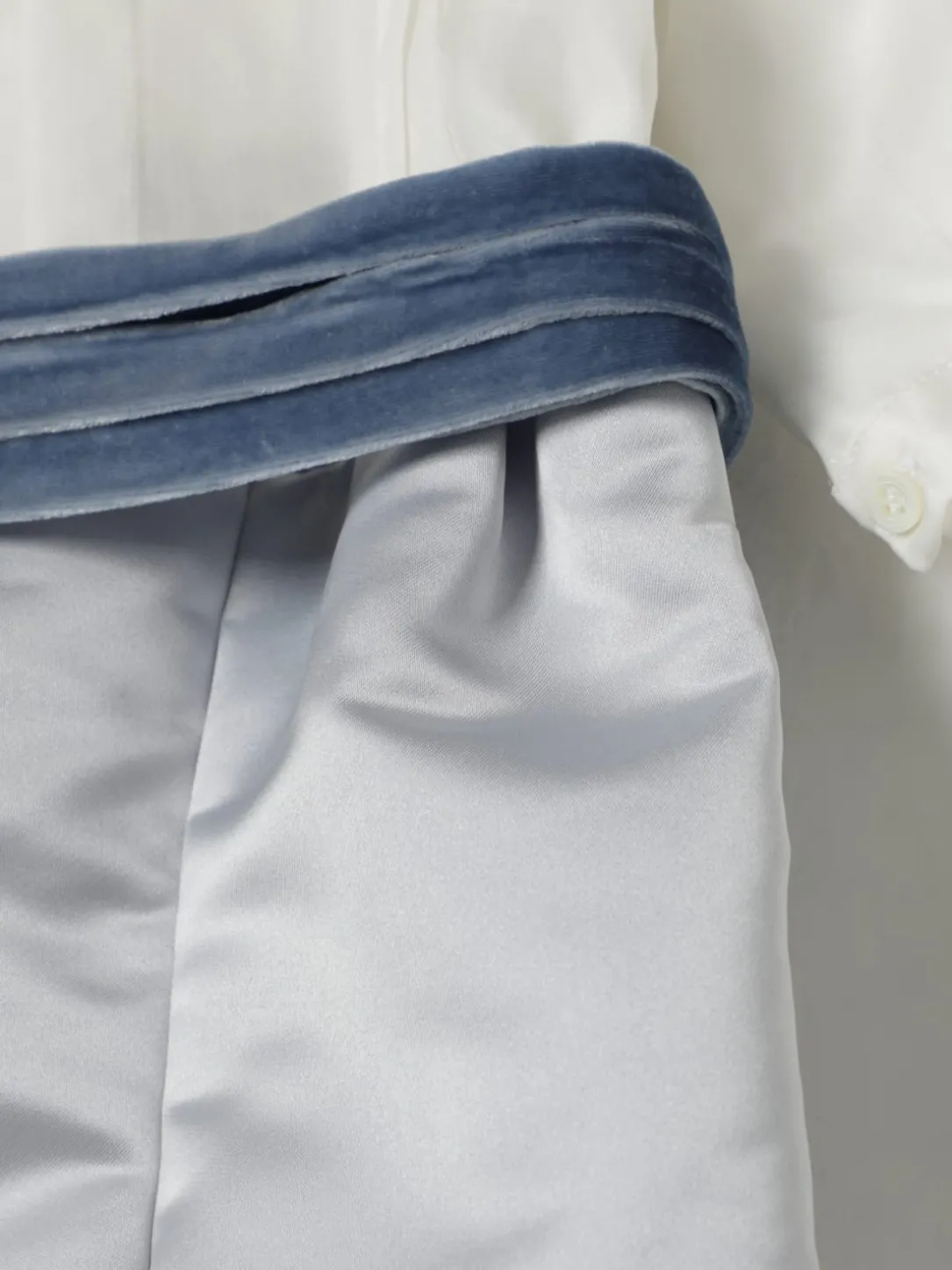 Pagliaccetto in raso La Stupenderia con fusciacca