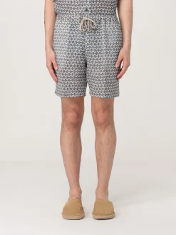 Pantaloncino 120% Lino in lino stampato