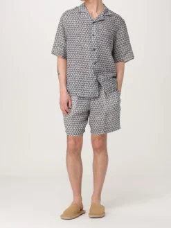 Pantaloncino 120% Lino in lino stampato