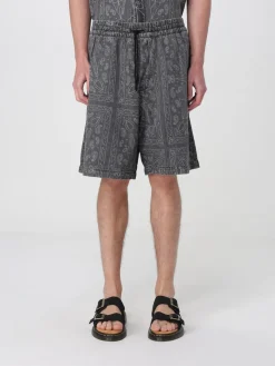 Pantaloncino Armani Exchange in lino e cotone stampato